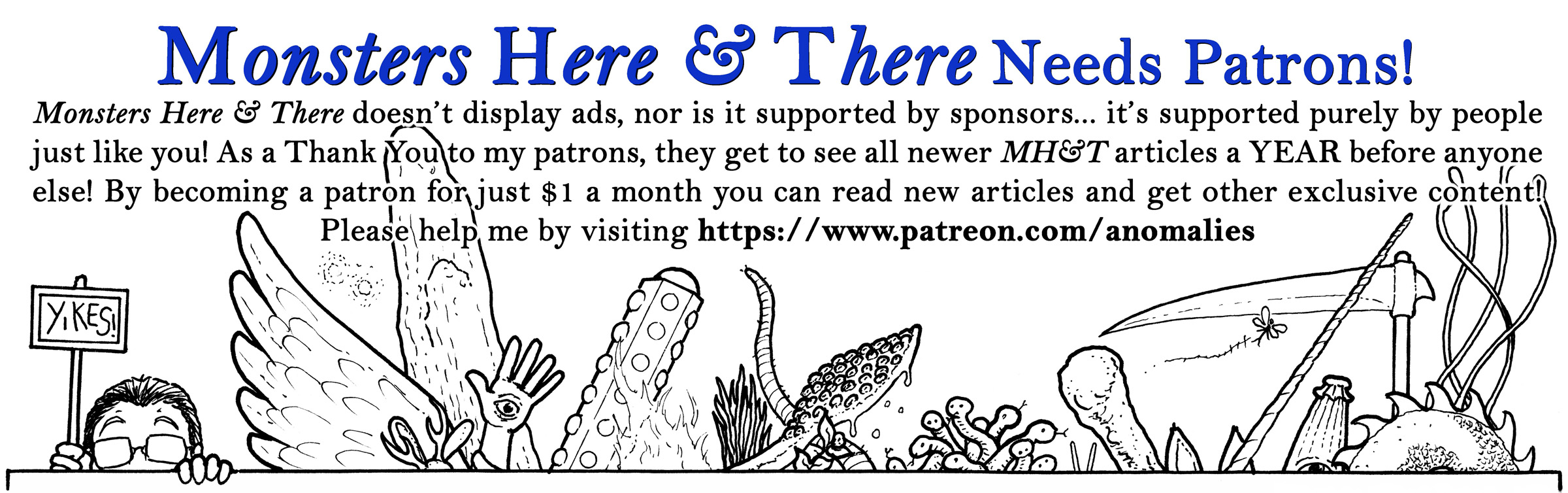 Become a Patron... Help MH&T!
